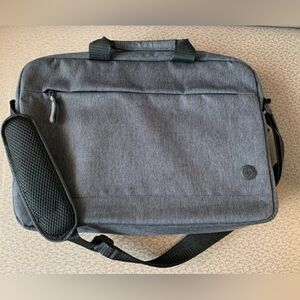 HP Stylish Gray Laptop Bag, NWOT